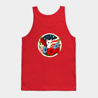 Americana Kitty Tank Top